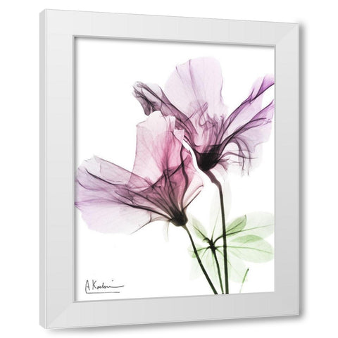 Splendid Beauty 2 White Modern Wood Framed Art Print by Koetsier, Albert