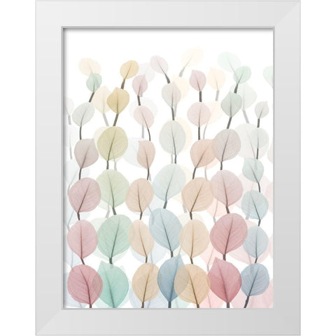 Neutral Forest 2 White Modern Wood Framed Art Print by Koetsier, Albert