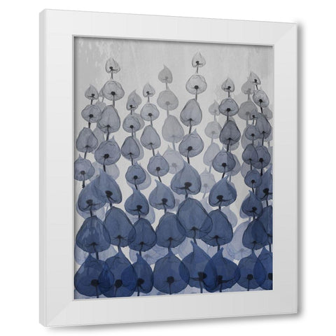 Sapphire Forest 1 White Modern Wood Framed Art Print by Koetsier, Albert