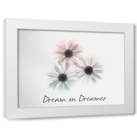 Dream on Dreamer Margarithe White Modern Wood Framed Art Print by Koetsier, Albert