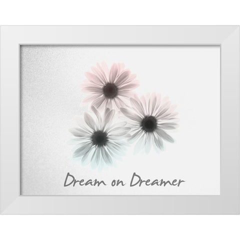 Dream on Dreamer Margarithe White Modern Wood Framed Art Print by Koetsier, Albert