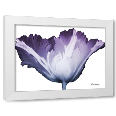 Radiant Blossom 1 White Modern Wood Framed Art Print by Koetsier, Albert