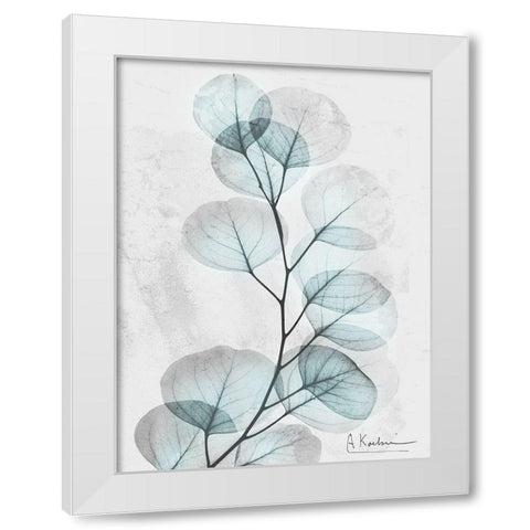 Eucalyptus Glow 3 White Modern Wood Framed Art Print by Koetsier, Albert