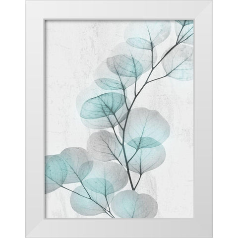 Eucalyptus Glow 4 White Modern Wood Framed Art Print by Koetsier, Albert