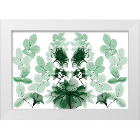 Emerald Growth 1 White Modern Wood Framed Art Print by Koetsier, Albert