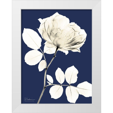Rose Cool Dynasty 1 White Modern Wood Framed Art Print by Koetsier, Albert