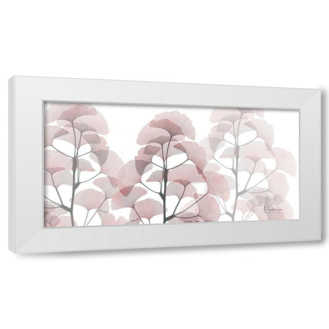 Plentiful Ginko White Modern Wood Framed Art Print by Koetsier, Albert