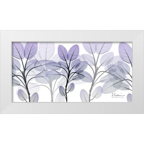 Phenomenal Blooms 1 White Modern Wood Framed Art Print by Koetsier, Albert