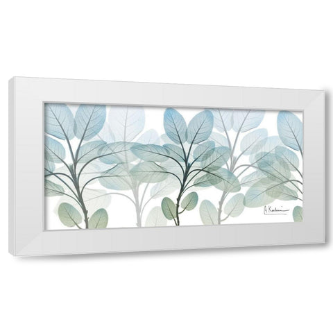 Resilient Blooms 1 White Modern Wood Framed Art Print by Koetsier, Albert