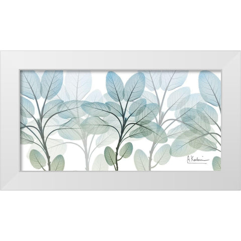 Resilient Blooms 1 White Modern Wood Framed Art Print by Koetsier, Albert