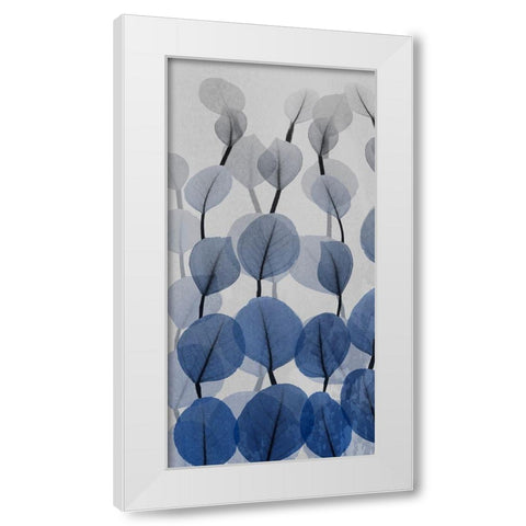 Sapphire Bunch 1 White Modern Wood Framed Art Print by Koetsier, Albert