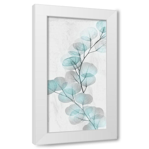 Eucalyptus Glow 2 White Modern Wood Framed Art Print by Koetsier, Albert