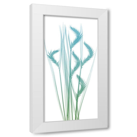 Serene Flourish 1 White Modern Wood Framed Art Print by Koetsier, Albert