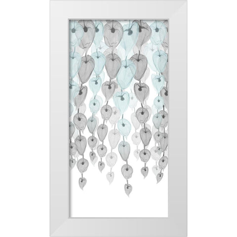 Lantern Sea Cascade 1 White Modern Wood Framed Art Print by Koetsier, Albert