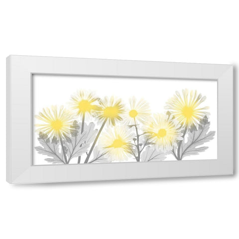 Illuminated Brilliance 1 White Modern Wood Framed Art Print by Koetsier, Albert