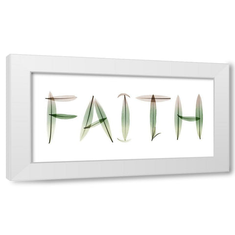 Faith White Modern Wood Framed Art Print by Koetsier, Albert