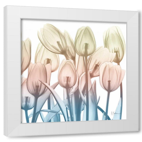 Fantastic Bloom 2 White Modern Wood Framed Art Print by Koetsier, Albert