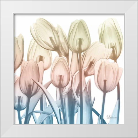 Fantastic Bloom 2 White Modern Wood Framed Art Print by Koetsier, Albert