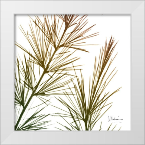 Fall Sequoia White Modern Wood Framed Art Print by Koetsier, Albert