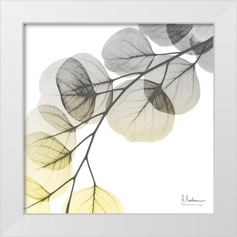 Brilliant Eucalyptus 1 White Modern Wood Framed Art Print by Koetsier, Albert