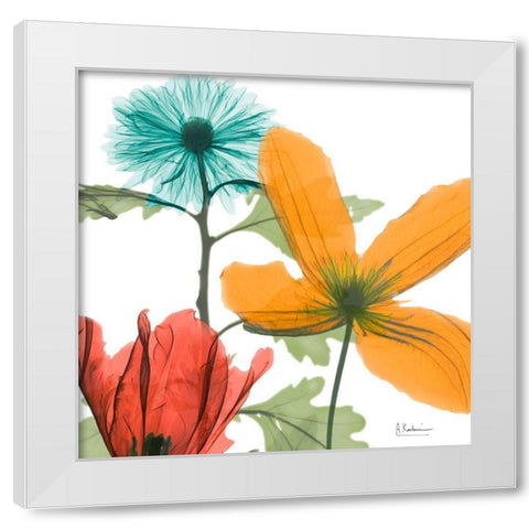 Inspired Bunch 2 White Modern Wood Framed Art Print by Koetsier, Albert