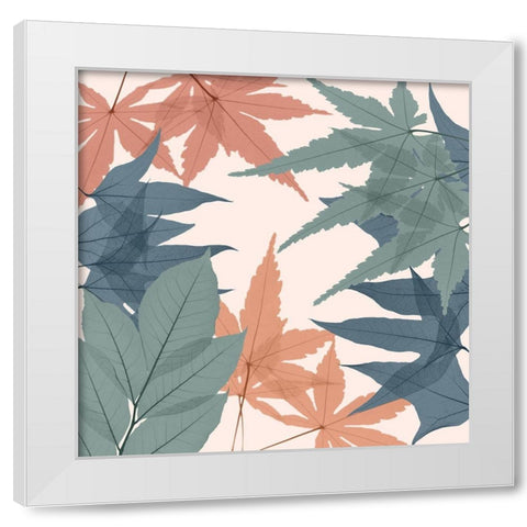 Autumn Jungle White Modern Wood Framed Art Print by Koetsier, Albert