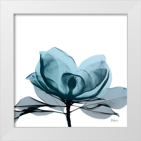 Midnight Magnolia 2 White Modern Wood Framed Art Print by Koetsier, Albert