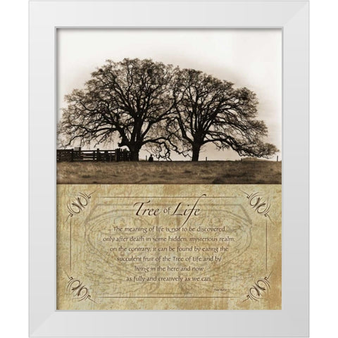 Costa Country White Modern Wood Framed Art Print by Koetsier, Albert