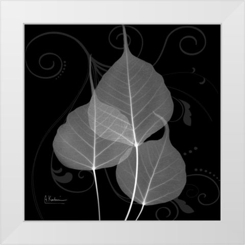 Bo Tree E158 White Modern Wood Framed Art Print by Koetsier, Albert