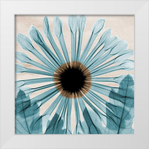 Dream in Blue White Modern Wood Framed Art Print by Koetsier, Albert