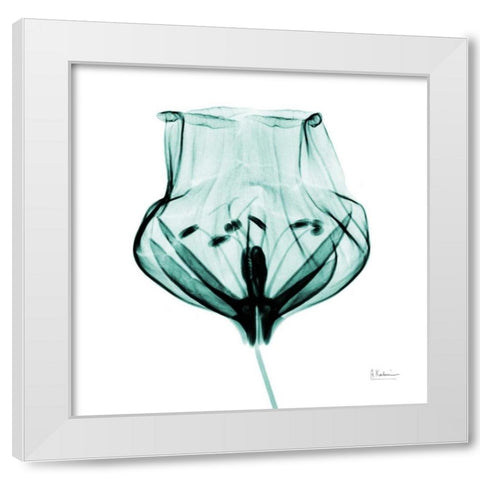 Gracious Green Bulb 2 White Modern Wood Framed Art Print by Koetsier, Albert