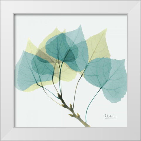 Aspen E143 White Modern Wood Framed Art Print by Koetsier, Albert