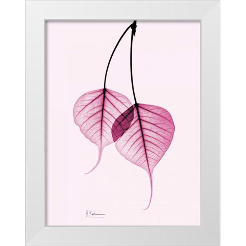 Bodhi Tree Pink White Modern Wood Framed Art Print by Koetsier, Albert