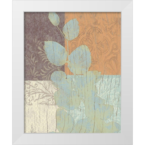 Elegant Branch 2 White Modern Wood Framed Art Print by Saunders, Alonzo
