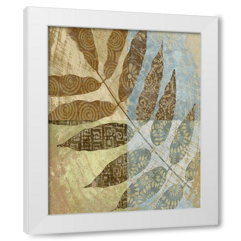 Branch of Life 1 White Modern Wood Framed Art Print by Saunders, Alonzo