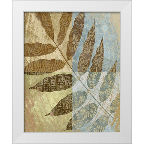 Branch of Life 1 White Modern Wood Framed Art Print by Saunders, Alonzo