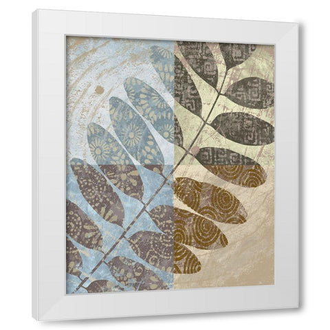 Branch of Life 2 White Modern Wood Framed Art Print by Saunders, Alonzo