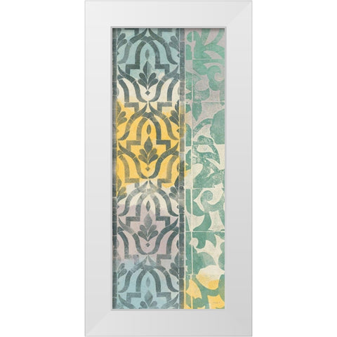 Decorative Life 2 White Modern Wood Framed Art Print by Saunders, Alonzo