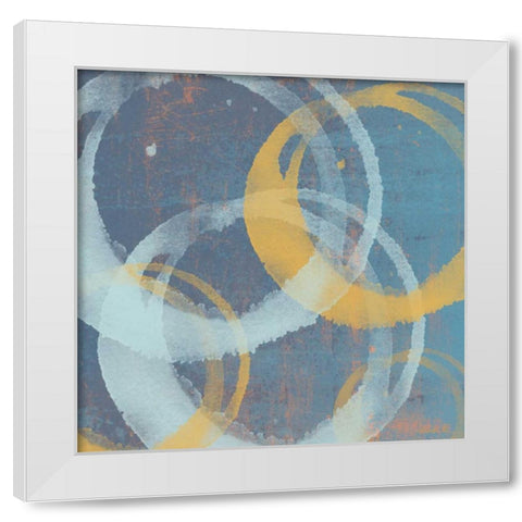 Adstract Tone White Modern Wood Framed Art Print by Saunders, Alonzo