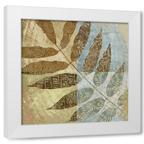 Branch of Life 1 White Modern Wood Framed Art Print by Saunders, Alonzo