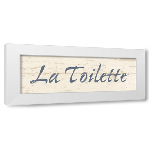 La Toilette White Modern Wood Framed Art Print by Vidal, Alicia