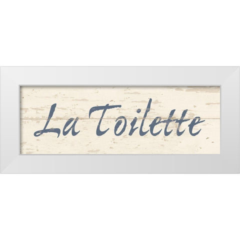 La Toilette White Modern Wood Framed Art Print by Vidal, Alicia