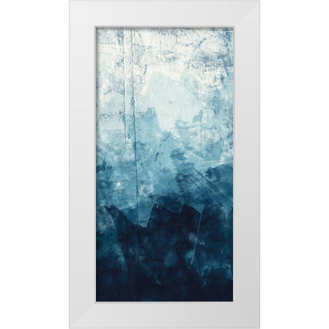 Ocean Flow 1 White Modern Wood Framed Art Print by Vidal, Alicia