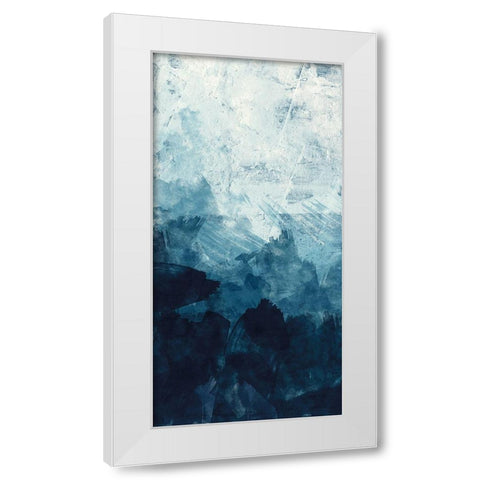 Ocean Flow 2 White Modern Wood Framed Art Print by Vidal, Alicia