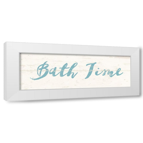 Restful Bath 1 White Modern Wood Framed Art Print by Vidal, Alicia