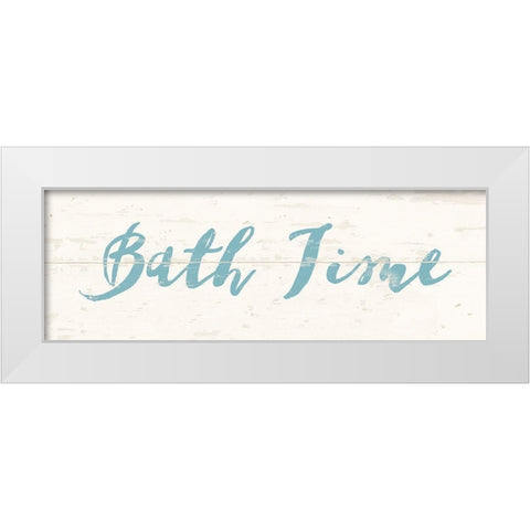 Restful Bath 1 White Modern Wood Framed Art Print by Vidal, Alicia