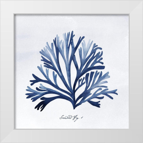 SeaweedFig1 White Modern Wood Framed Art Print by Vidal, Alicia