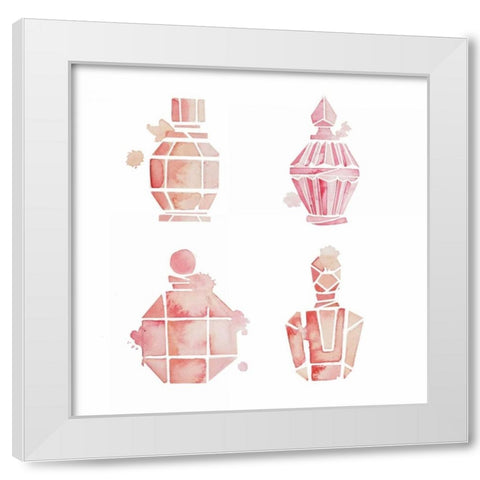 Beautiful Scents White Modern Wood Framed Art Print by Zyburt, Alicia