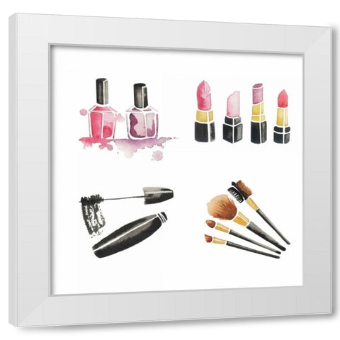 Make Me Gorgeous 1 White Modern Wood Framed Art Print by Zyburt, Alicia