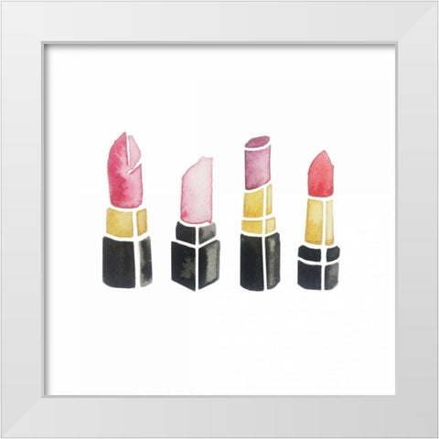 Make Me Gorgeous 3 White Modern Wood Framed Art Print by Zyburt, Alicia